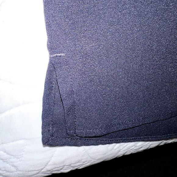 Lands End Womens Shirt Black size 4 100% Cotton Oeko-Tex Tunic Popover Top Black - Picture 6 of 9